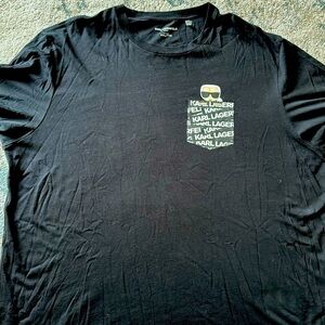 Men Karl Lagerfeld Logo T-Shirt size XXL